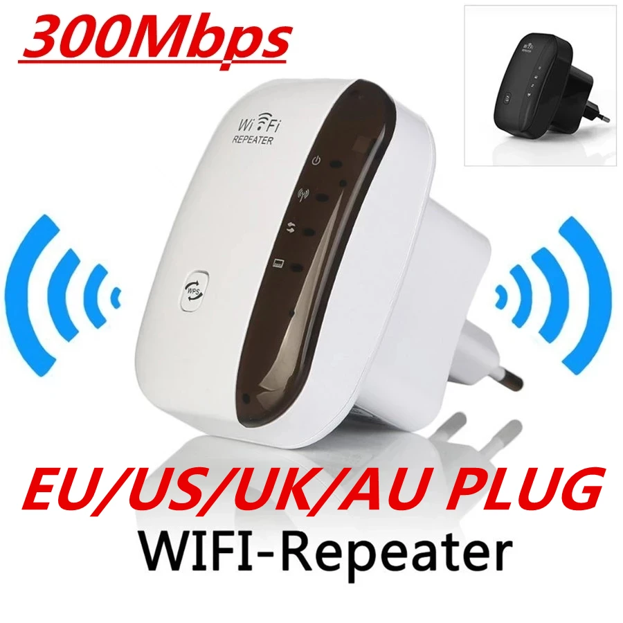 wifi signal extender Wireless WiFi Repeater WiFi Extender 300Mbps Router WiFi Signal Amplifier Wi Fi Booster Long Range Wi-Fi Repeater Access Point wps wifi extender