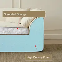 109" Modern Cloud L-Shaped 3-Seater Oversized Deep Seat Chenille Fabric Sofa White Modular Sectional with Ottoman 5