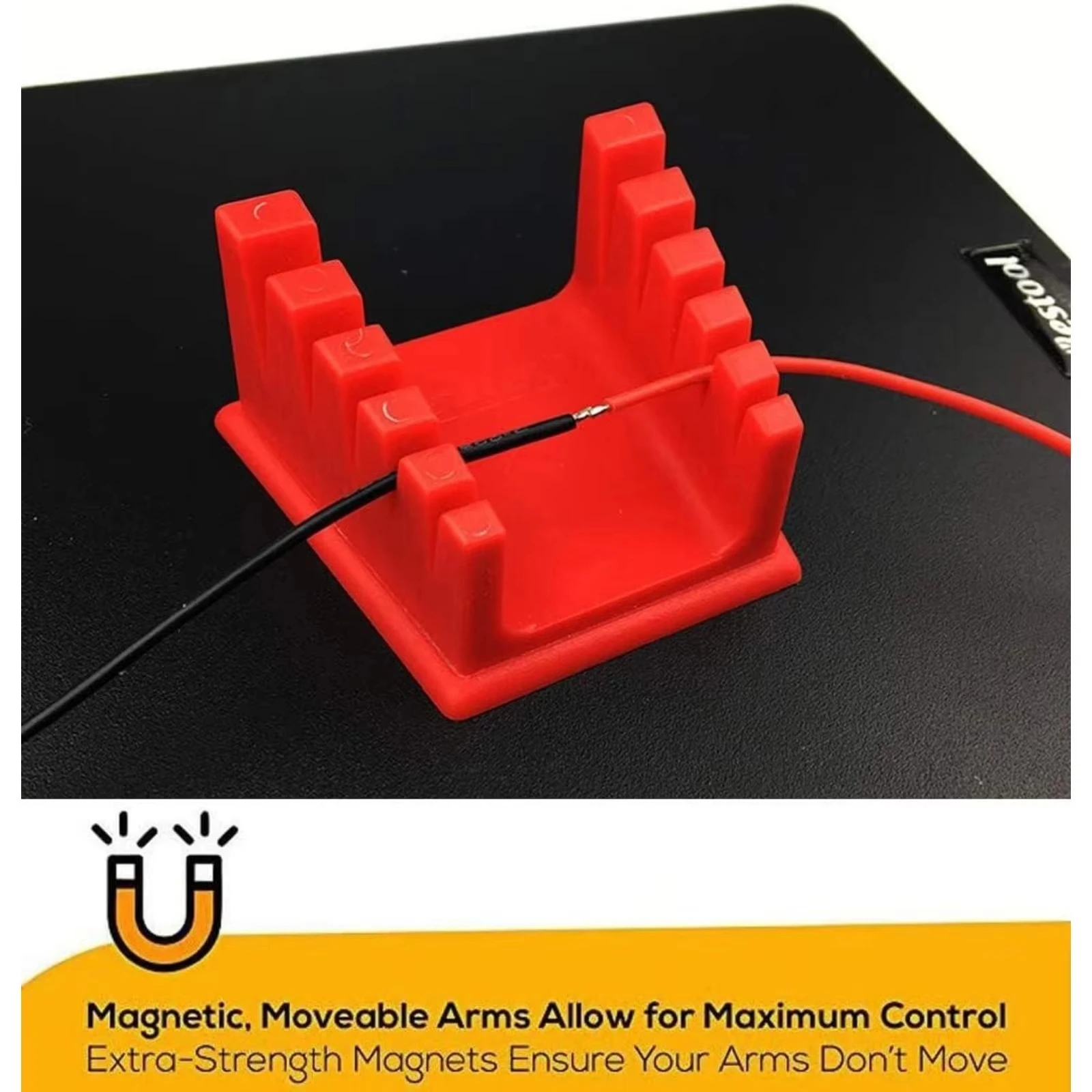 Soldering Station Soldering Tool Soldering Iron Stand Soldering Helping Hands 1Pcs Magnetic Helping Hands Soldering Station 5 Slots Wire Holder Clamp for Soldering Third Hand Soldering Iron Stand