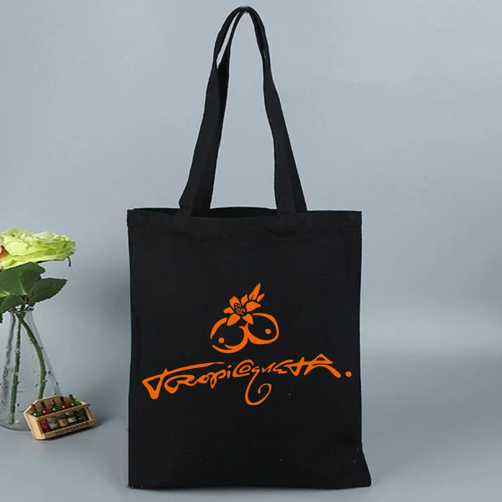 2025 Karol G TROPICOQUETA Merch Canvas Bag Shopping Canvas Shopping Tote Bag Shopper Bag Fans Gift 3