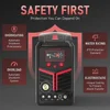 Plasma Cutter Welder Combo 5-in-1 Multi Process Welding Machine MP200 Gas MIG/Gasless MIG/Lift TIG/Stick/CUT Ideal Various 4