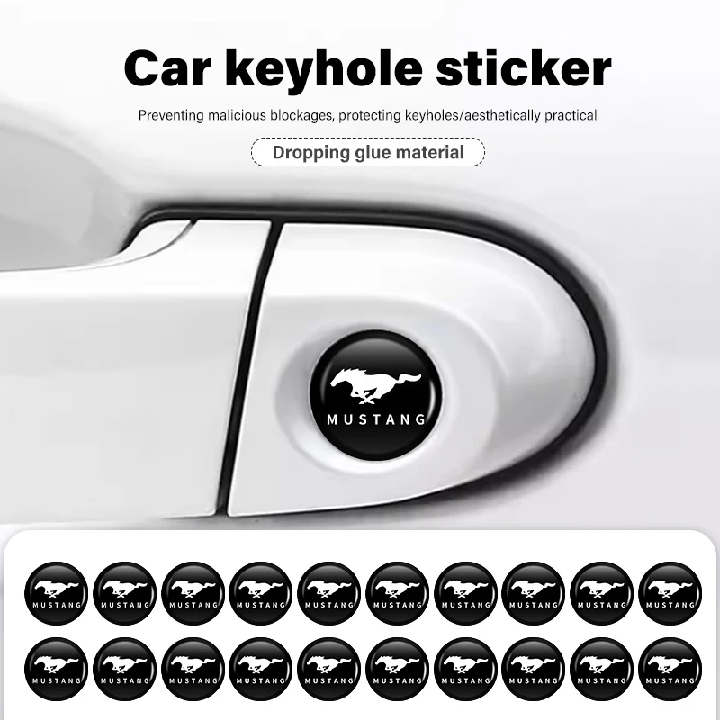 12 Pezzi Logo Auto Piccola Decalcomania Decorativa Accessori Adesivi Per Mustang Fiesta Kuga Edge Mondeo Shelby Gt Fender