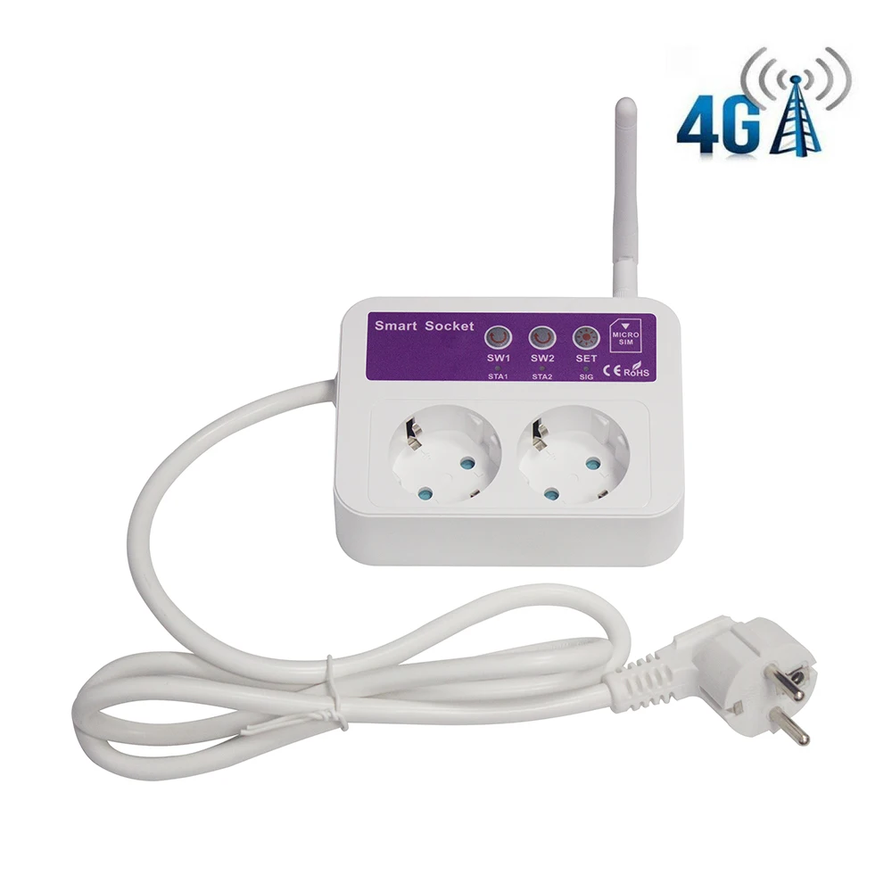 Remote controlled power switch 4G - Remote controlled power outlet