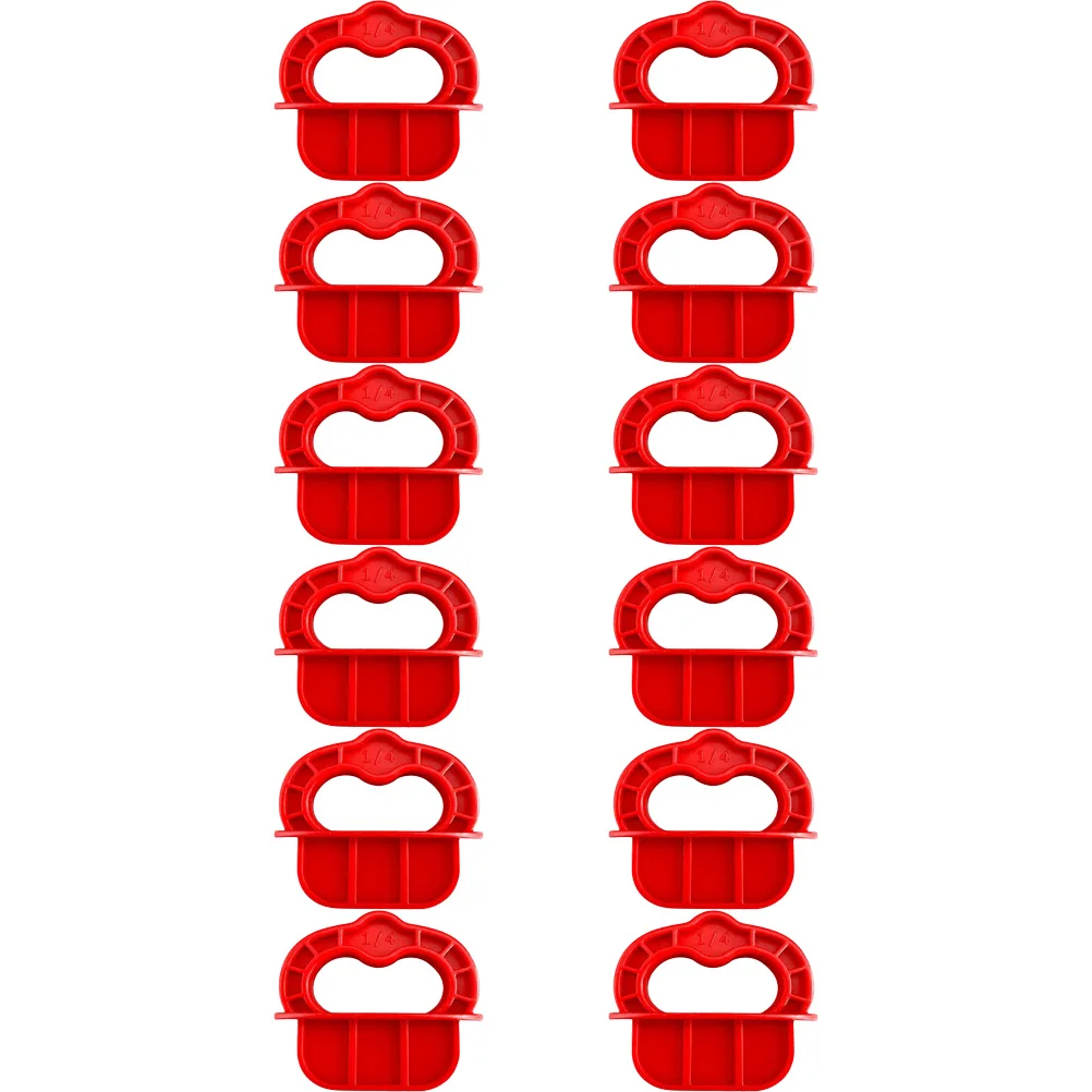 

Decking Board Spacer Rings Decking Rings Decking Tools 1/4 Inch Interlayer Spacing Tool Red Deck Fixture Spacing Ring
