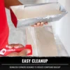 Drywall Hand Tool Set | Taping Knives, Joint Knives, Bucket Scoop, Mud Pan, Mixer, Jab Saw | Stainless Steel Blades, Soft Grip H 4