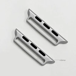 Premium Watchband Connector Adapter for Apple Watch Ultra - Set of 2 (Steel)
