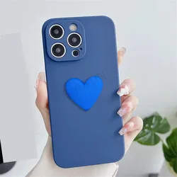 Silicone 3D Love Heart Shockproof Candy Phone Case for Honor 30 Pro (7)