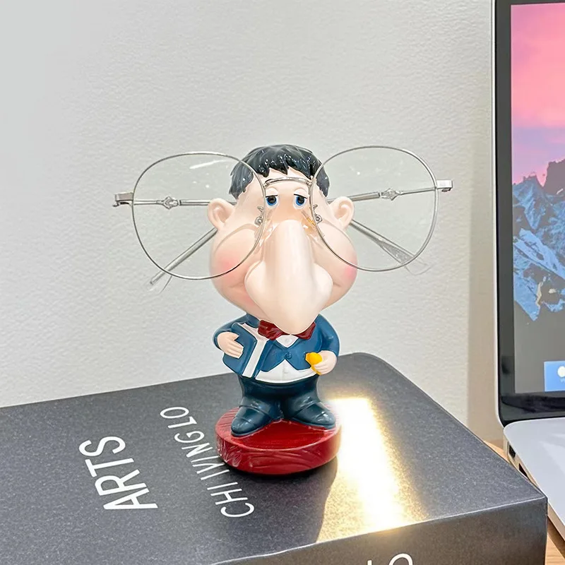 Vinyl Modern Art Glasses Display Stand for Shop Window Decoration