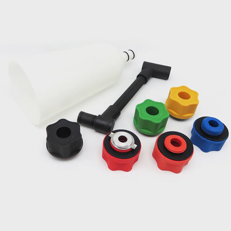 

8pcs Oil Funnel Filling Kit With 6 Adapters Automotive Tool For Car Truck