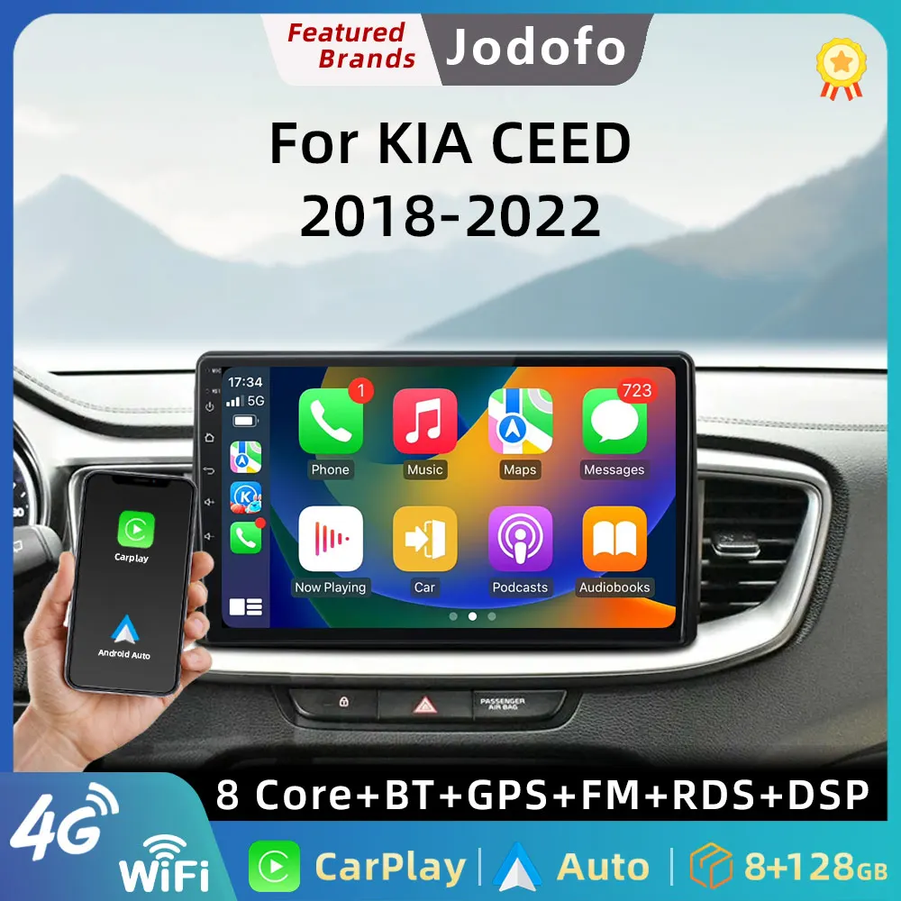 

Android 13 WIFI+4G Carplay Auto Car Radio For Kia Ceed 3 CD 2018-2022 Multimedia Video Player Navigation Stereo DSP GPS No 2din