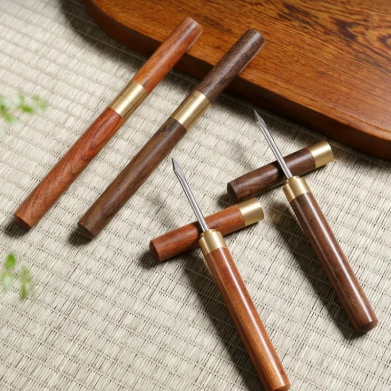 1pcs Sandalwood Tea Needle Handmade Rosewood Tea Set Accessories tea needle set