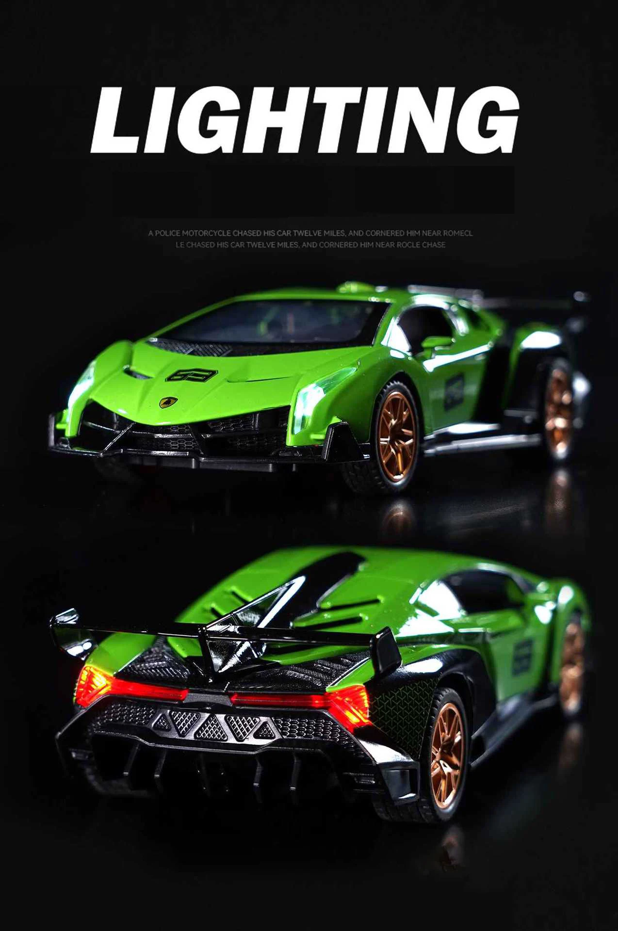 Lamborghini Veneno 1:32 Ölçekli Model Araba