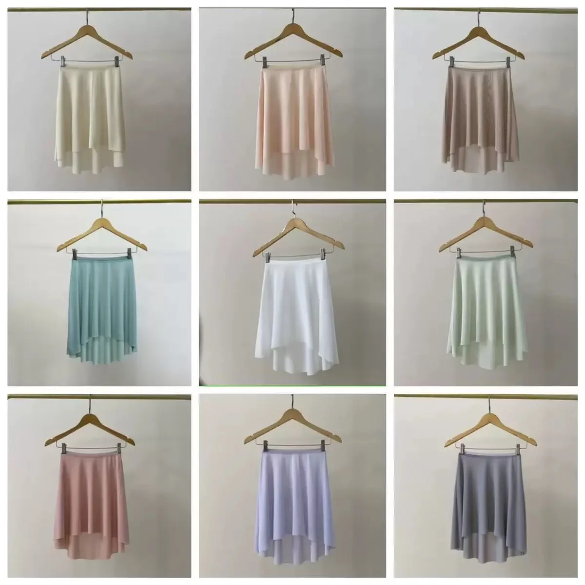Women Ballet Apron Tutu New Gradient Soft Net Practice Leotard Skirt Adult Elegance Ballet Dancing Dress ballet leotard ballet dress ballet skirts