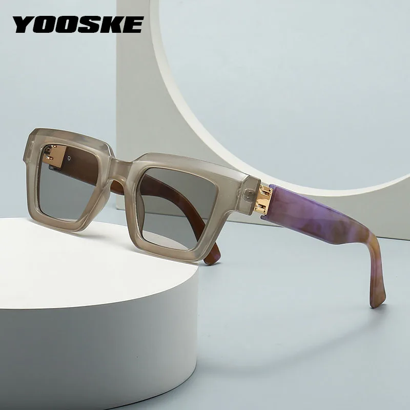 

Oulylan Vintage Square Sunglasses Women Luxury Brand Designer Sunglass Shades UV400 Goggles INS Trending Oversized Sun Glasses