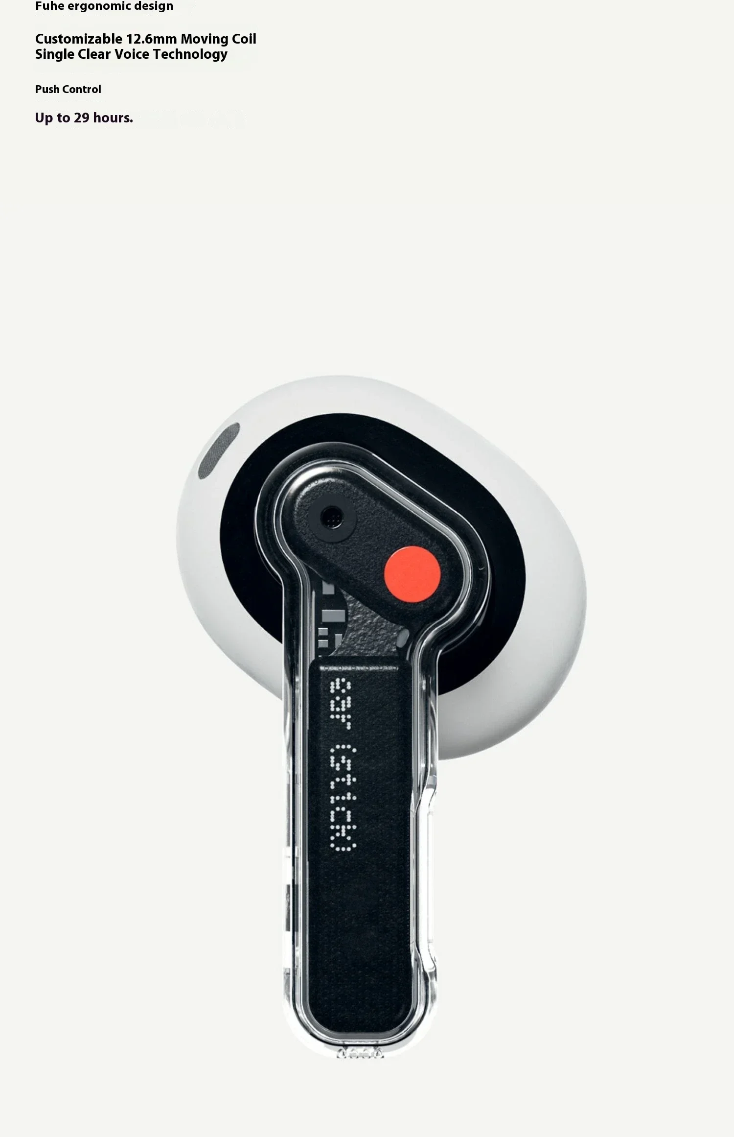 Description Picture 4 of itemNothing Ear Stick2 True Wireless Earphone Long Battery Life HiFi Sport Waterproof Lightweight Bluetooth Earbuds Headphone Gifts