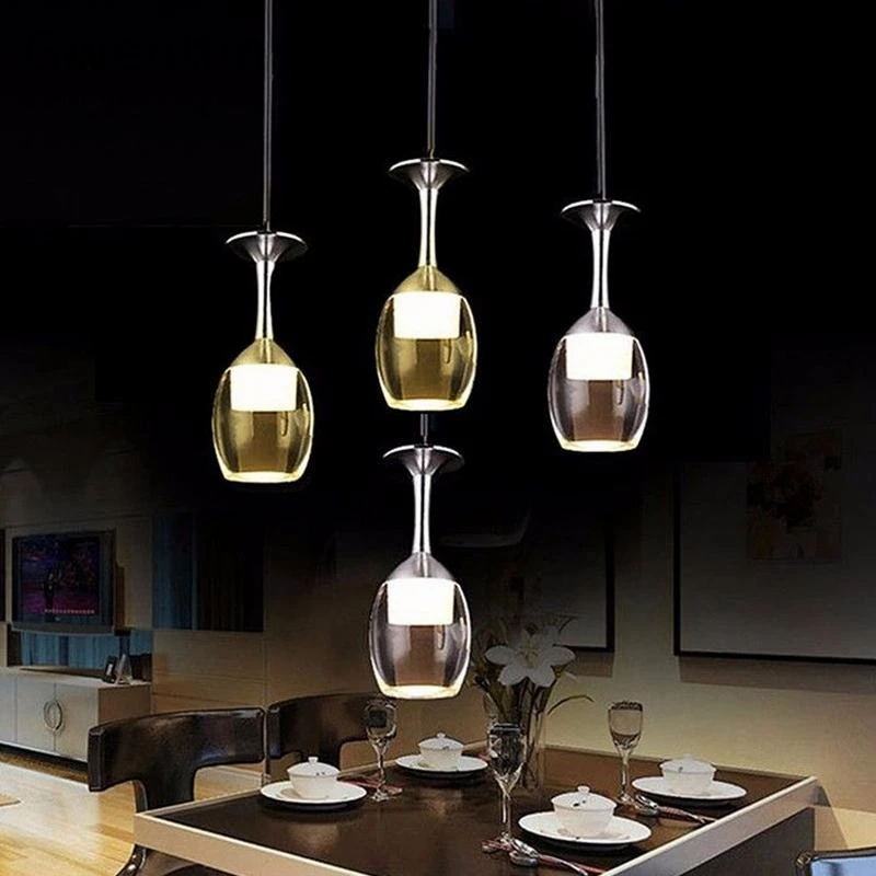 

Little Wine Pendant Light LED Modern Home Decor Hanging Lamp Dinning Room Restaurant Bar Cafe Loft Industrial Acrylic Luminaire