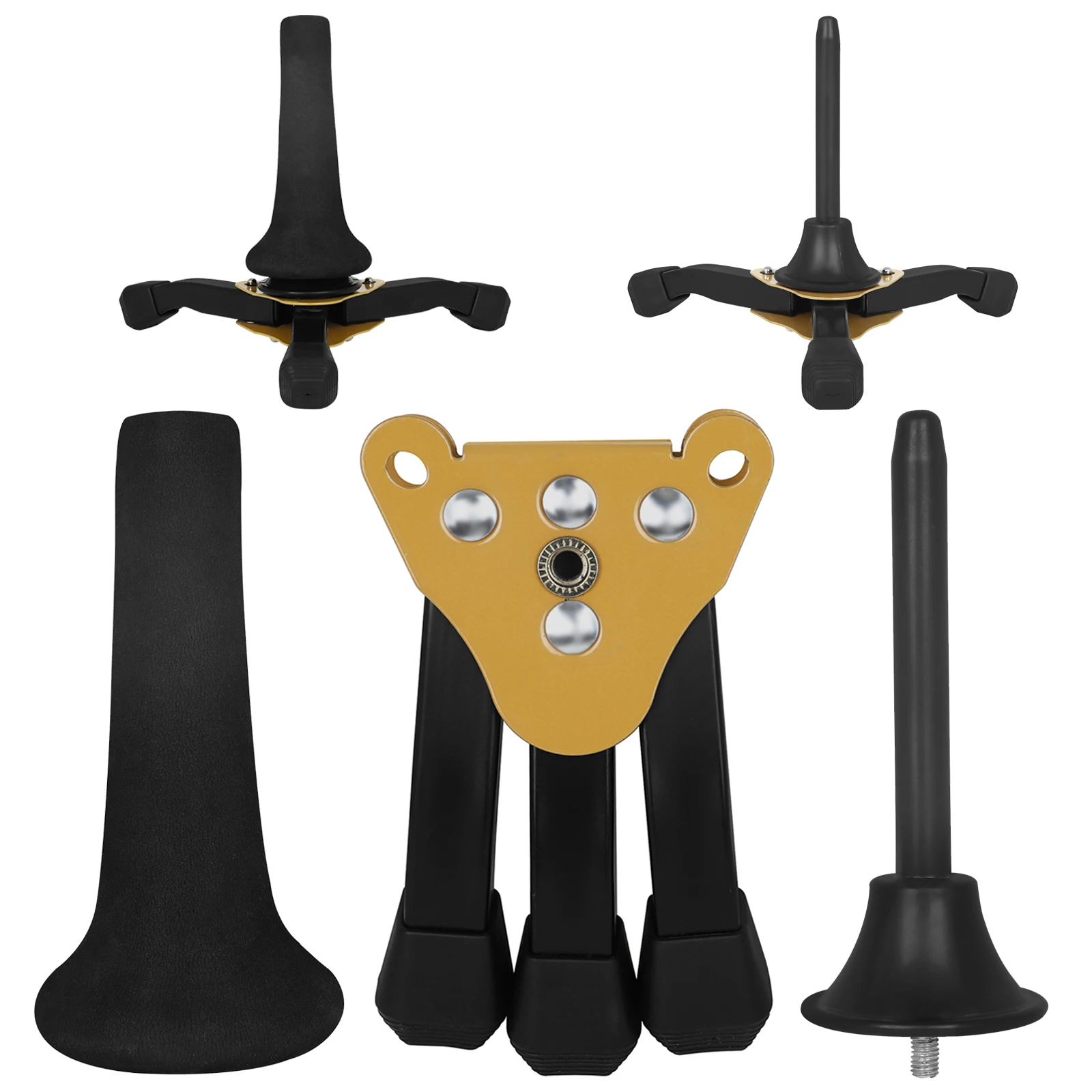 Flute Stands Clarinet Oboe Soprano Straight Saxophone Stands Portable Foldable Tripod Holder Wind Instrument Accessories