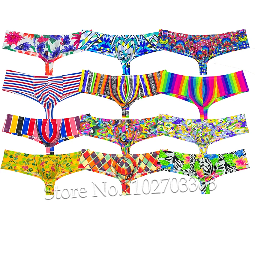 Men's Cheeky Boxer Swimwear Board Surf Swim Bikini Drawstring Skimpy Swimsuits for Men zaful cheeky multicolored butterfly tanga bikini swimwear m