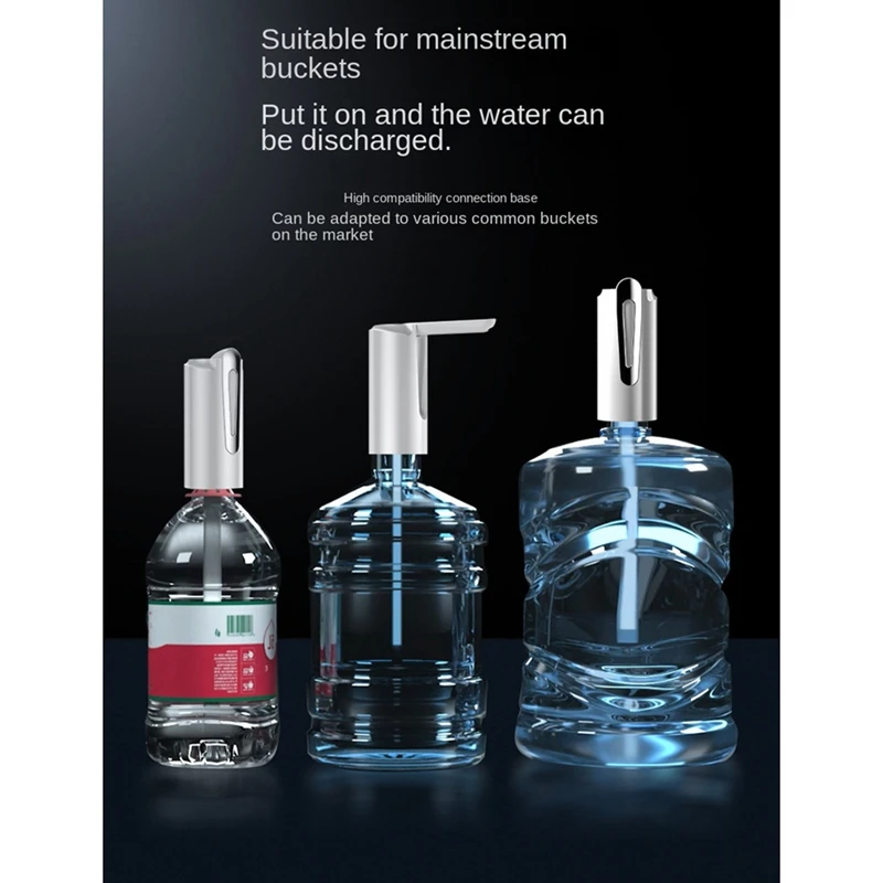 

Electric Water Gallon Bottles Pump Automatic Water Dispenser Pump Portable Foldable Desktop Water Bottles Pump