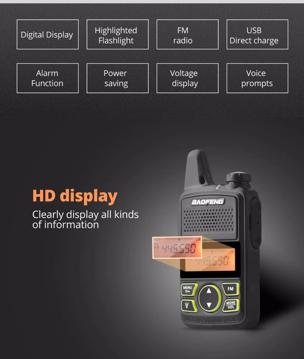 Рисунок 2 - Портативная мини-рация Baofeng