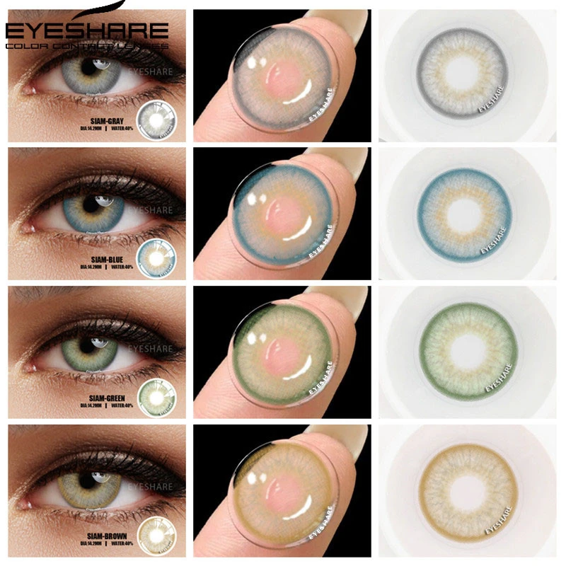 Birma Oprechtheid Verzorger Eyeshare 2 Stuks Gekleurde Contactlenzen Voor Ogen Kleur Contacten Blauw  Groen Gekleurde Lenzen Jaarlijks Natural Eye Mooie Kleur Lens| | -  AliExpress