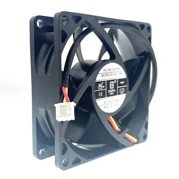 DWPH EFC-08E12D-EF05 듀얼 볼 베어링, 3 선 엘리베이터 인버터 냉각 팬, 8cm, 80mm, DC 12V, 0.40A, 80x25mm, 신제품