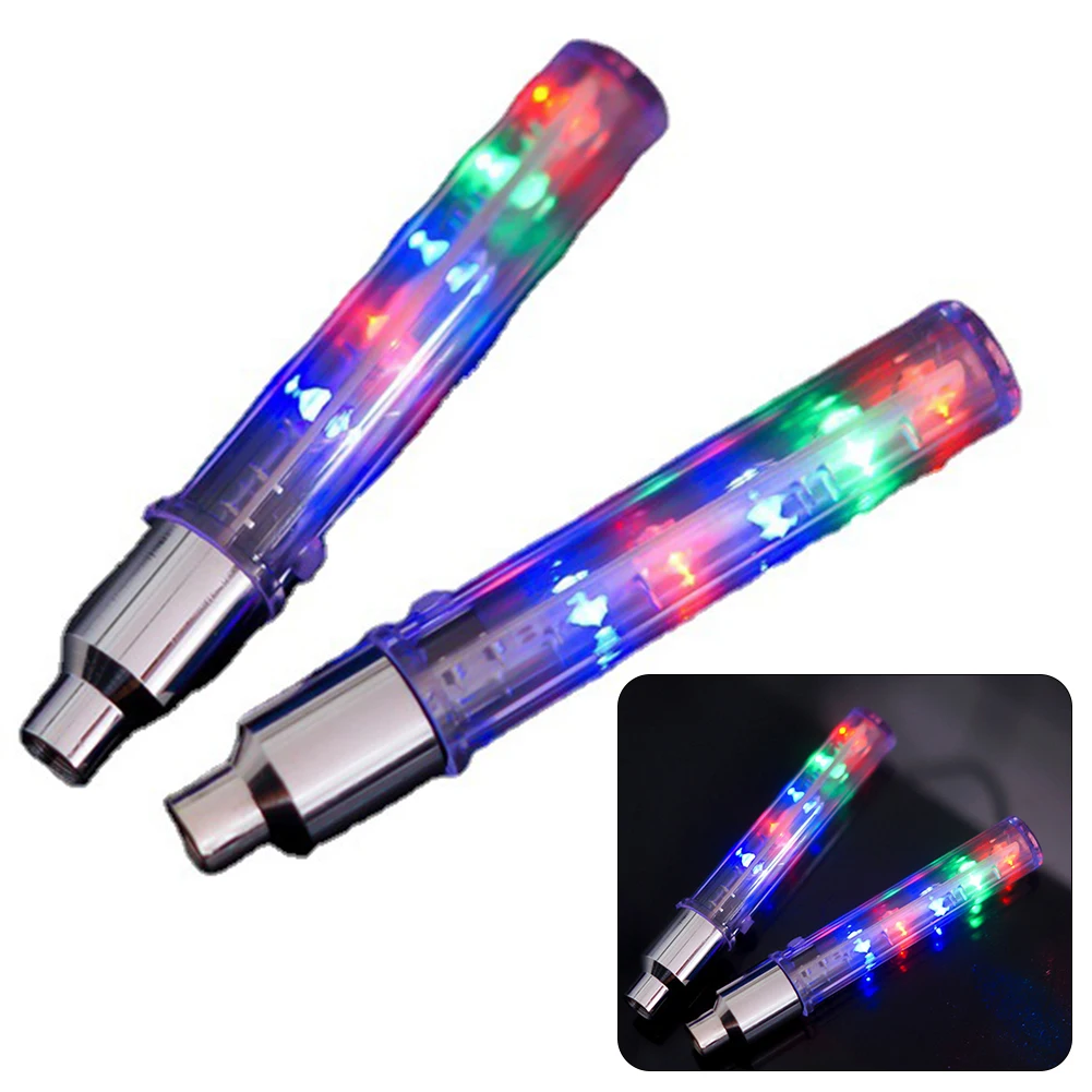 

Valve Cap Light LED Wheel Light 2.95*0.55 Inch/7.5*1.4cm 32 Modes AG10 Powered Flash Light Bicycle For Car 2pcs