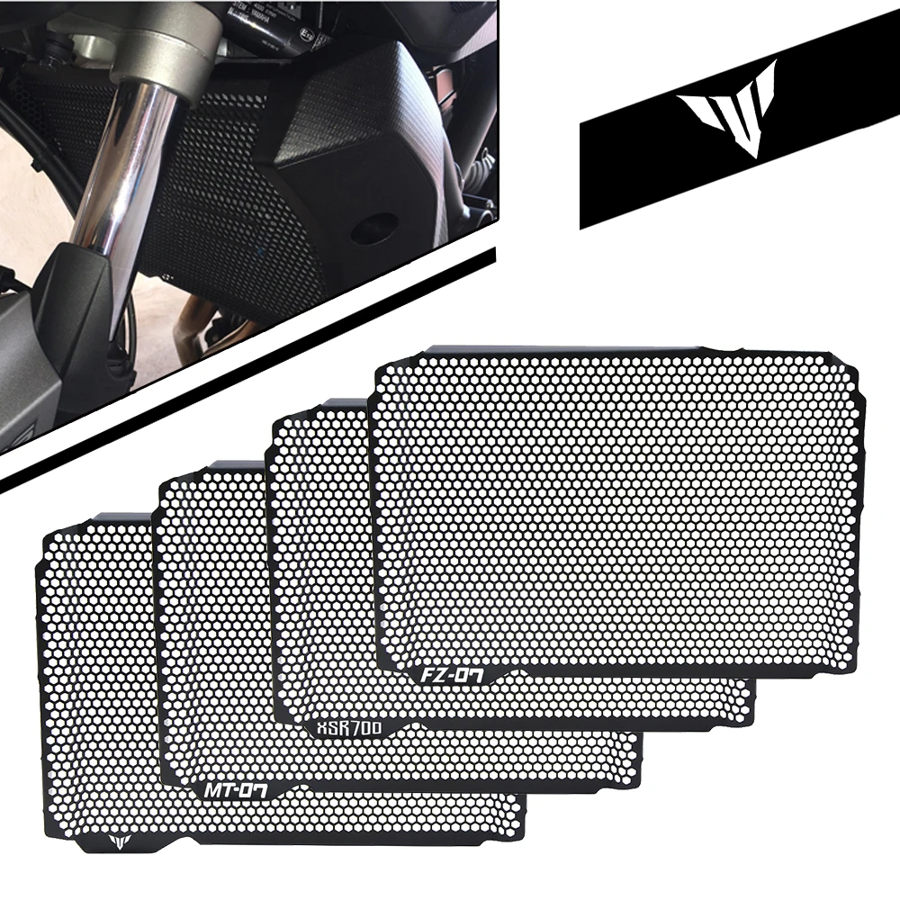 

Radiator Guard Grill Cover Water Tank Cooler Protector FOR Yamaha FZ-07 2013-2017 MT-07 Moto Cage 15-17 XSR700 XSR 700 XTribute