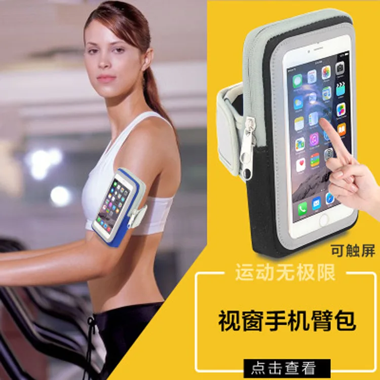 

Женская спортивная Противоударная сумка для iPhone 11, 21 шт., 5-6 дюймов, наружная сумка на запястье с сенсорным экраном для бега на открытом воздухе для Samsung