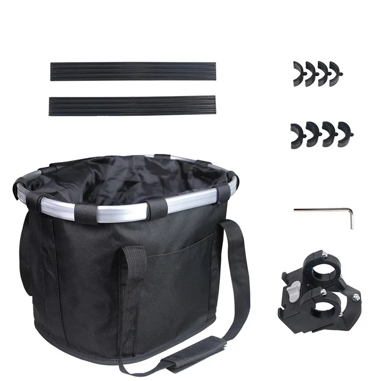 Title 5, Pet Bicycle Bag Carrier Fold Bike Basket Seat H...