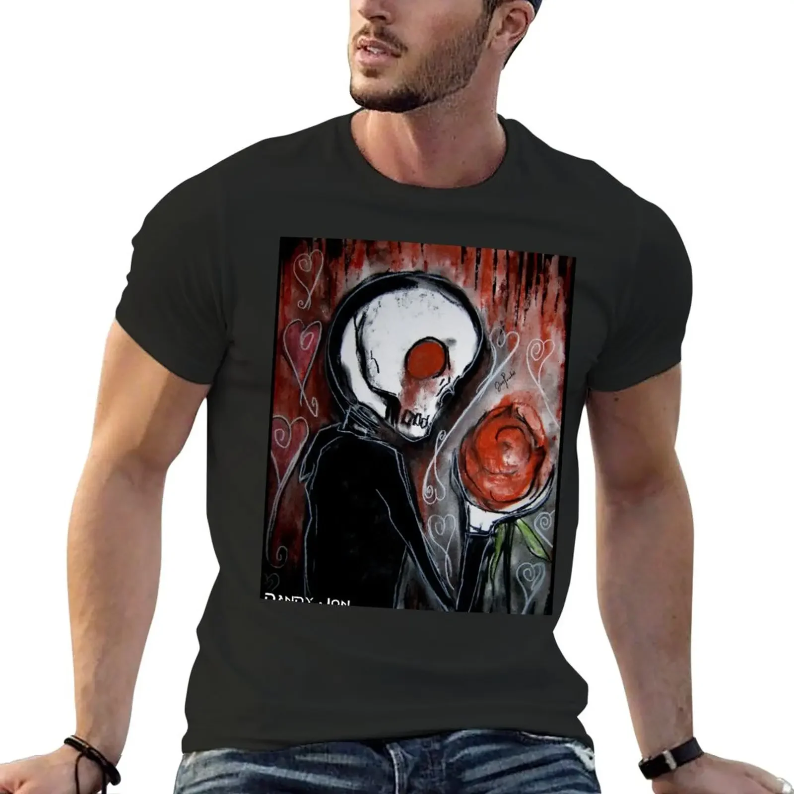 

Deathly Valentine T-Shirt cute tops heavyweights plus size tops mens graphic t-shirts anime