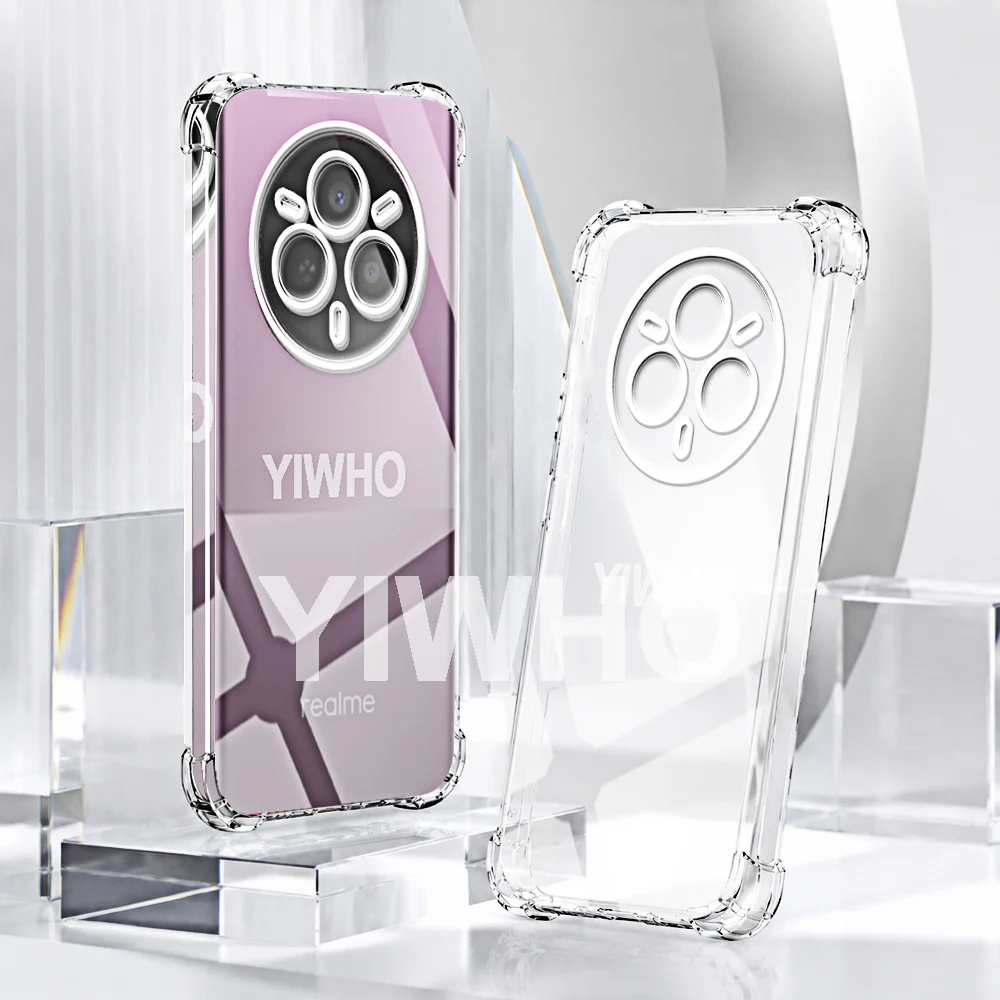 Transparent Shockproof TPU Back Cover - Luxury Clear Case