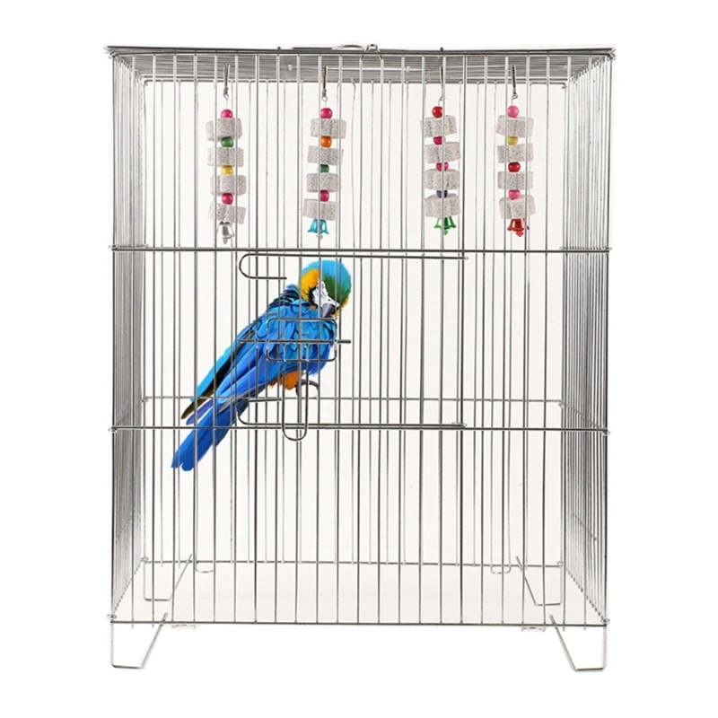 Parrot Molar Stone Parrot Grinding Stone Bird Cage Toy Bird Molar Toy Cage Accessories Chinchilla Squirrel C6UE