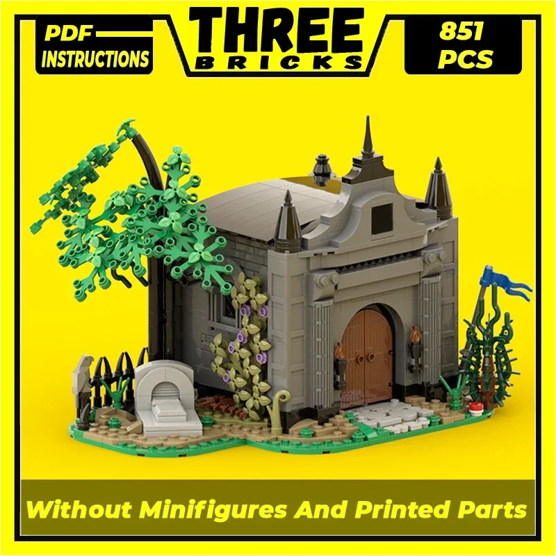 

Moc Building Bricks Military Castle Model Black Monarch's Ghost Technology Modular Blocks Gifts Christmas Toys DIY Sets Assembly