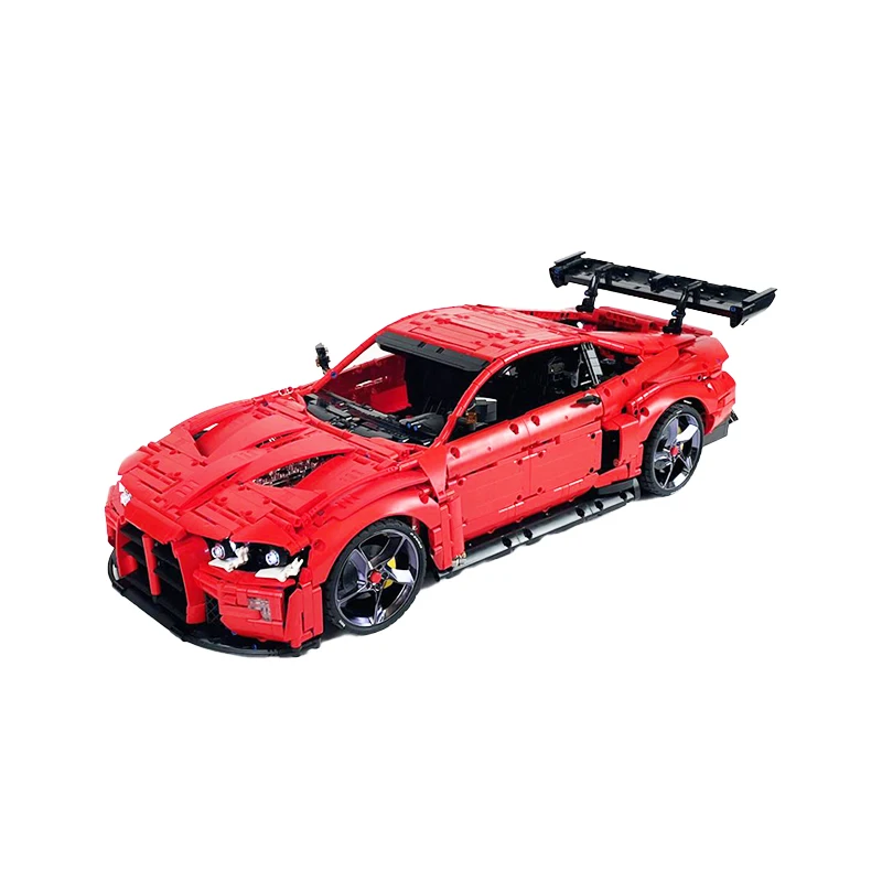 

Супер MOC скорость чемпионов Nissan GT-3 красный спортивный автомобиль модель строительные блоки технология Кирпичи DIY творческая сборка игрушка для подарка