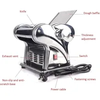 Pasta Maker Machine Dumpling Dough Skin Noodle Making Pasta Maker Dough Roller Noodle Cutting Machine for Spaghetti, Fettuccini 2