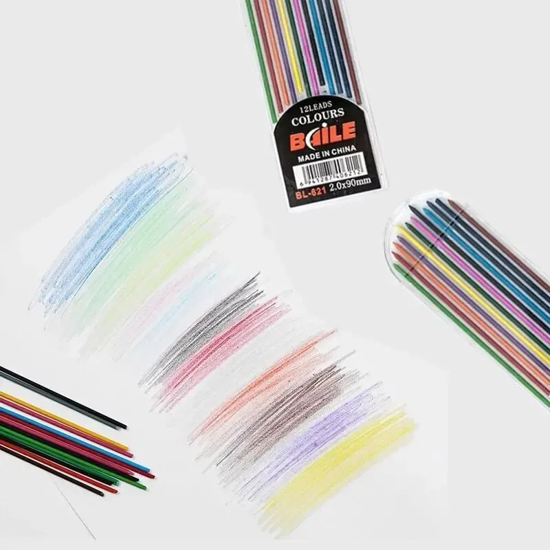 Mechanical Pencil Set 2.0mm with 2B BlackColors Lead Refill Eraser for Student Writing Sketching Painting Automatic Pencil mechanical pencil set