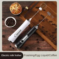 Small waist mixer, milk frother, egg beater, electric handheld portable milk, coffee, cream, butter mixer, essential for kitchen