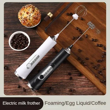 Small waist mixer, milk frother, egg beater, electric handheld portable milk, coffee, cream, butter mixer, essential for kitchen 1
