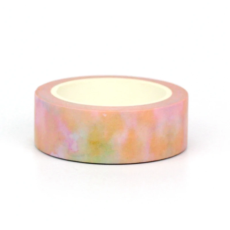 NEW 1PC 10M Deco Watercolor Colorful Sky Washi Tape for Scrapbooking Planner Stickers Adhesive Masking Tape Cute Stationery 2