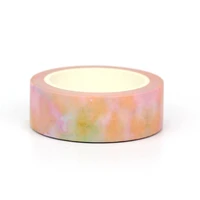 NEW 1PC 10M Deco Watercolor Colorful Sky Washi Tape for Scrapbooking Planner Stickers Adhesive Masking Tape Cute Stationery 2