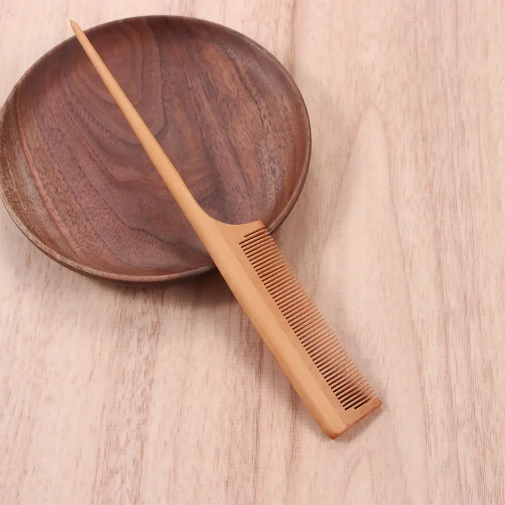 

Natural Pear Blossom Comb Smooth Comb Scalp Massage Anti Tangling Bamboo Wood Comb Anti Tangling Static Hair Brush Salon Tool