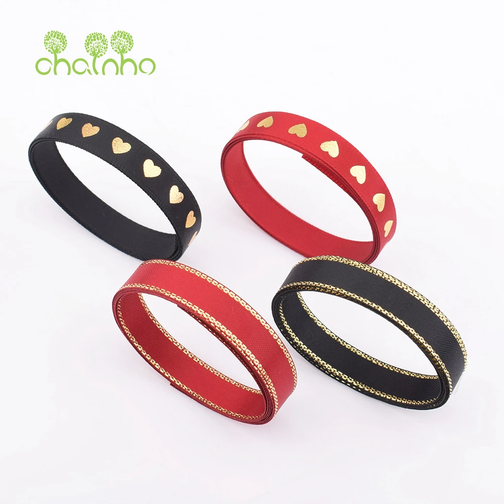 High Quality,Mixed Gold Thread Bronzing Ribbon Set For DIY Handmade Gift Craft Packing,Hair Ornament,Decorative Badge Accessory