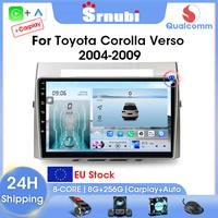 Srnubi 2Din autoradio pour Toyota Corolla Verso 2004-2009 sans fil Carplay Android auto lecteur multimédia Navigation GPS unité centrale 1