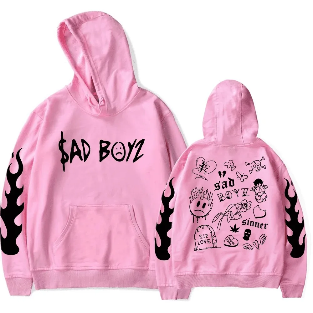 Junior H Hoodie for Men and Women, Hooded Long Sleeve Sweater, Streetwear Pullover, Fashion Streetwear, No Love, Sad Boy Tour