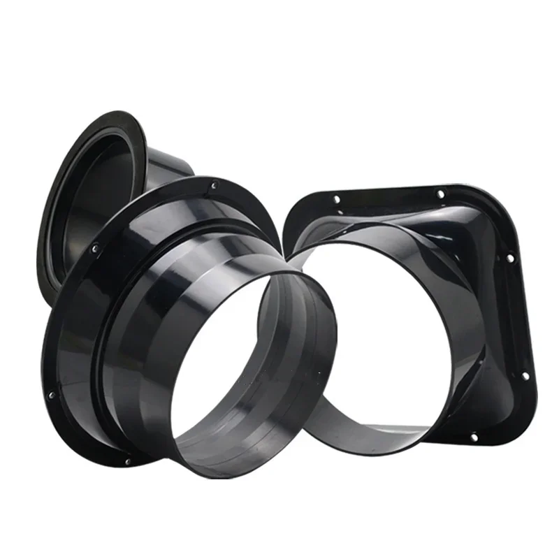 Adjustable ABS Round Pipe Flange Seat for Air Ventilation Systems