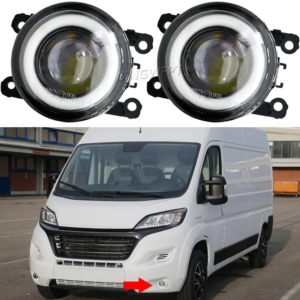 Gruppo Fendinebbia A Led Per Fiat Sedici Panda 500 Punto Evo Per Fiat Ducato 250/290 Paraurti Anteriore Per Auto Fendinebbia Drl Daytime Running