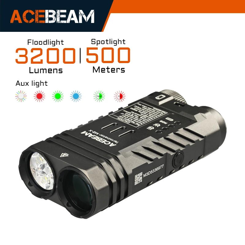 ACEBEAM Terminator M2-X Multi Light Sources EDC Flashlight