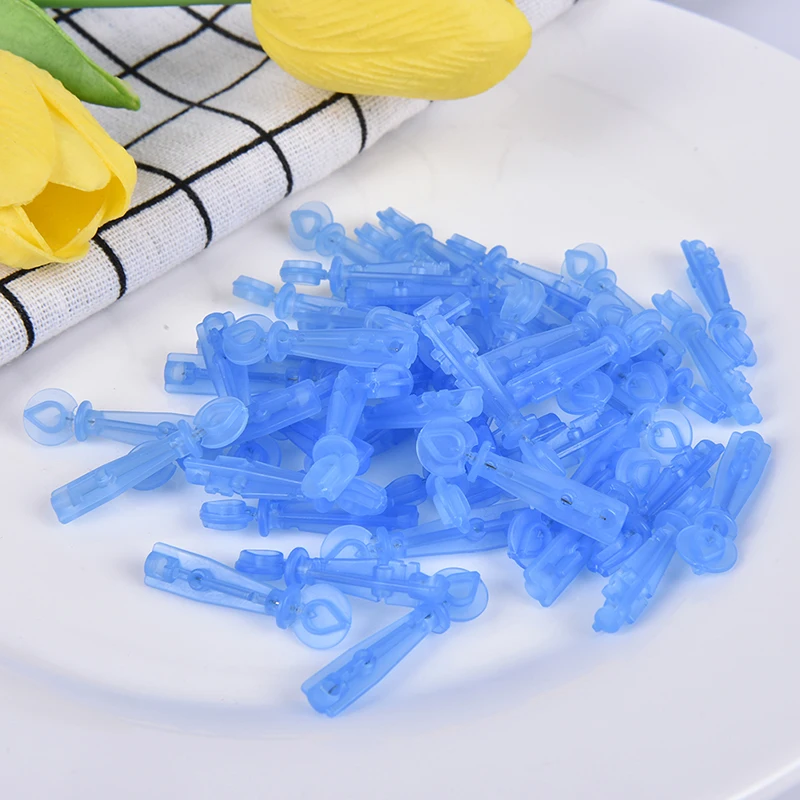 50Pcs/box Disposable Fleam Vent Drain Blood Lancet Dedicated Massage Stick Use For Pen Sterile Lancets Needles Massage Strick blood lancet pen acupuncture pen