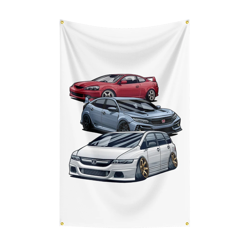 

3X5Ft JDM Car 1Flag For Decor